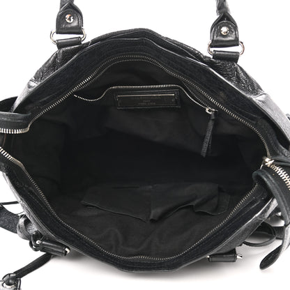 Balenciaga Agneau Classic Silver Hardware City Black 5 of 10