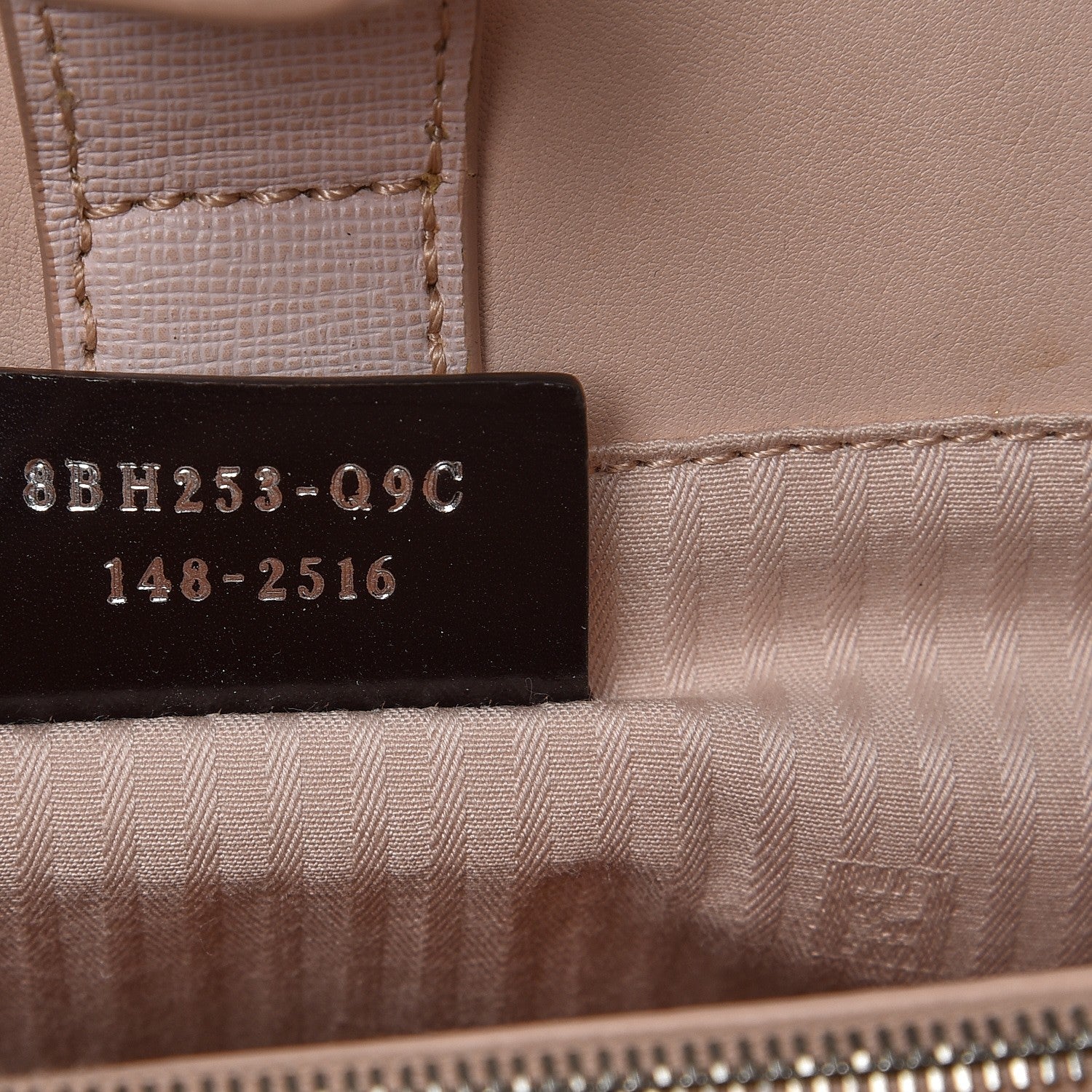 Fendi Vitello Elite Monster Petite 2Jours Tote Rosa Plaster 8 of 13