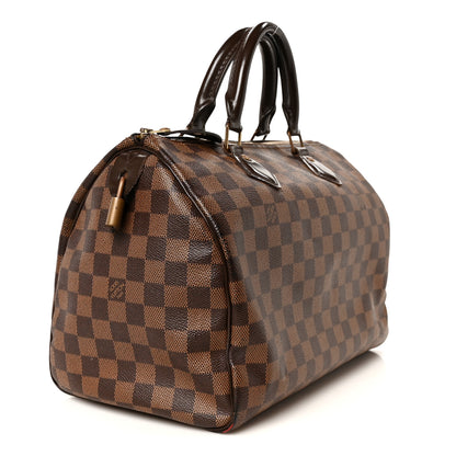 Louis Vuitton Damier Ebene Speedy 30 3 of 15