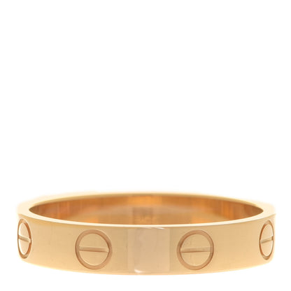 Cartier 18K Yellow Gold 3.5mm LOVE Wedding Band Ring 53 6.25 3 of 5