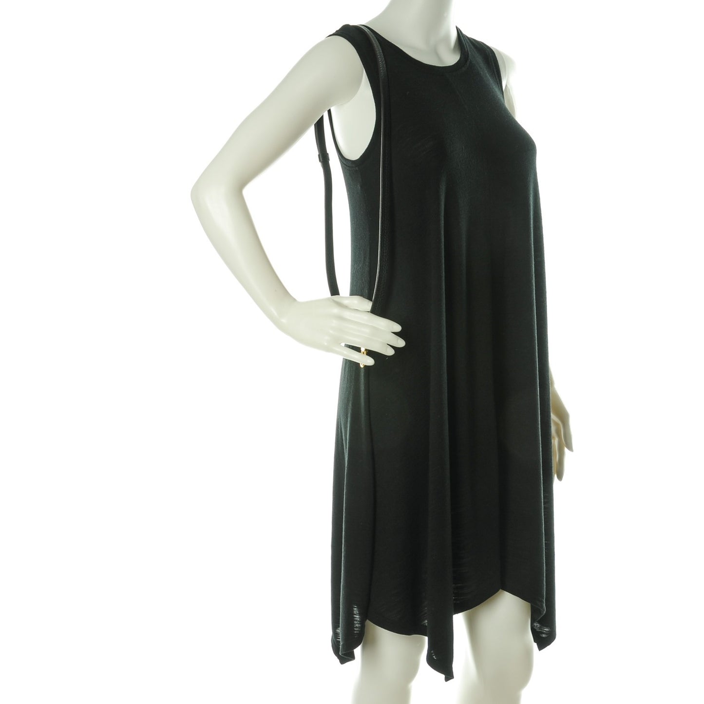 Calfskin Adjustable Retiro NM Shoulder Strap Black