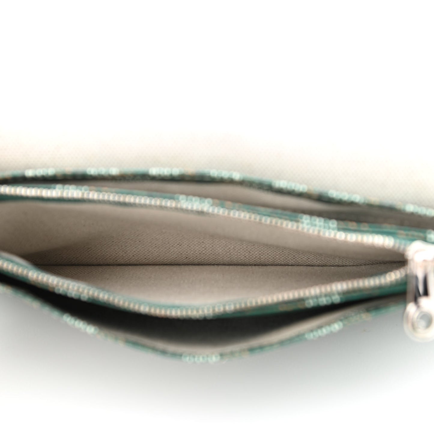 Goyardine Plumet Wallet Clutch Green