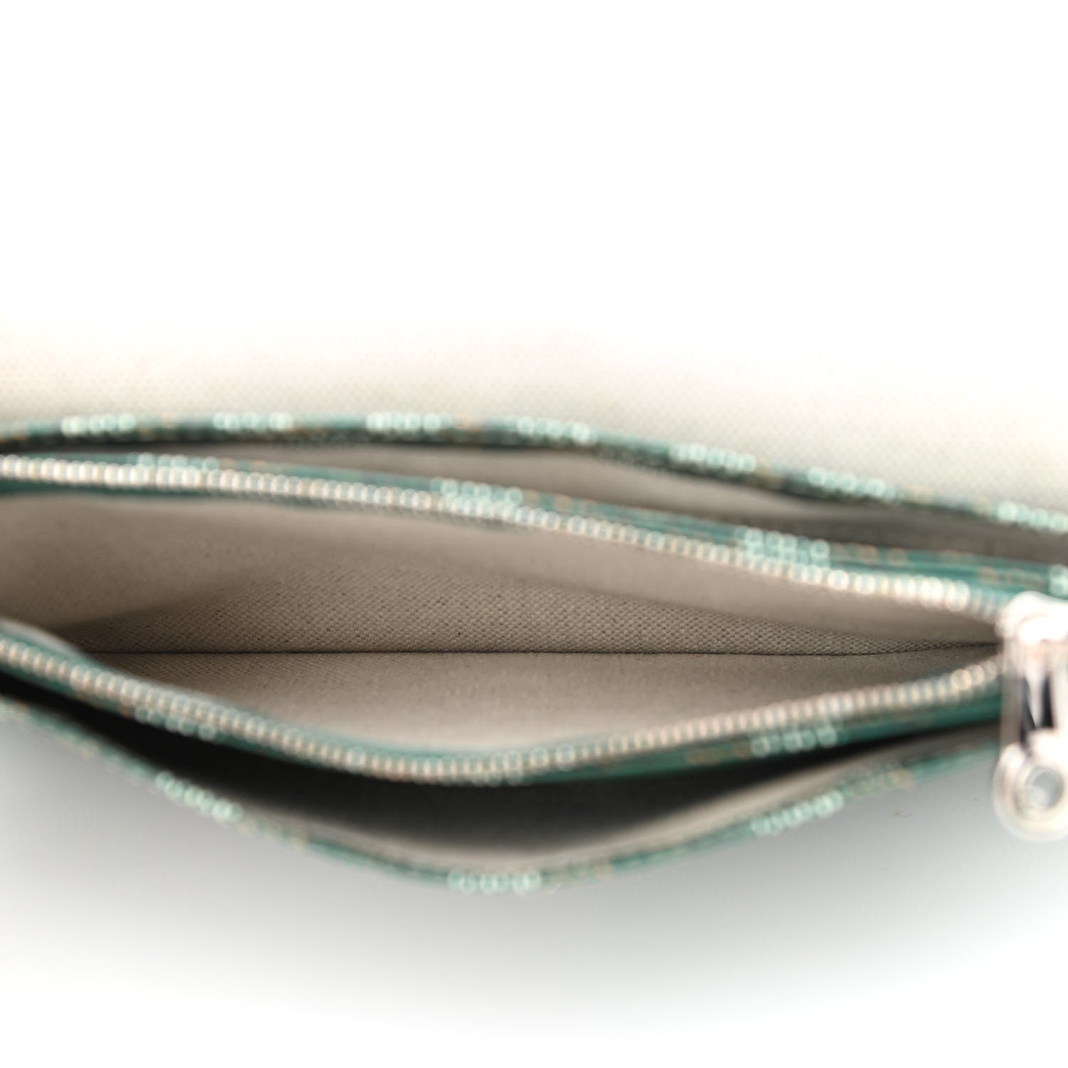 Goyard Goyardine Plumet Wallet Clutch Green 6 of 12