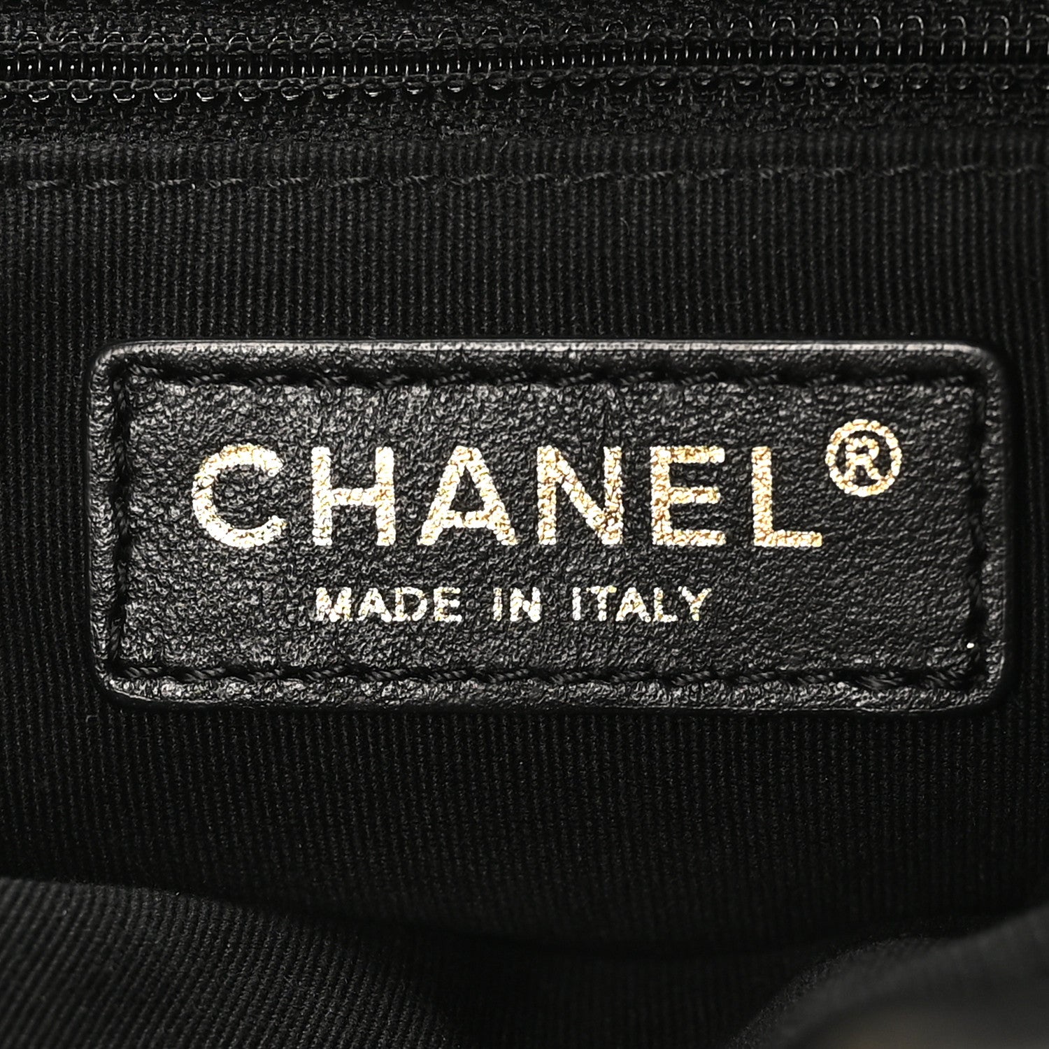 Chanel Calfskin Quilted Small CC Chain Bucket Black 7 of 10