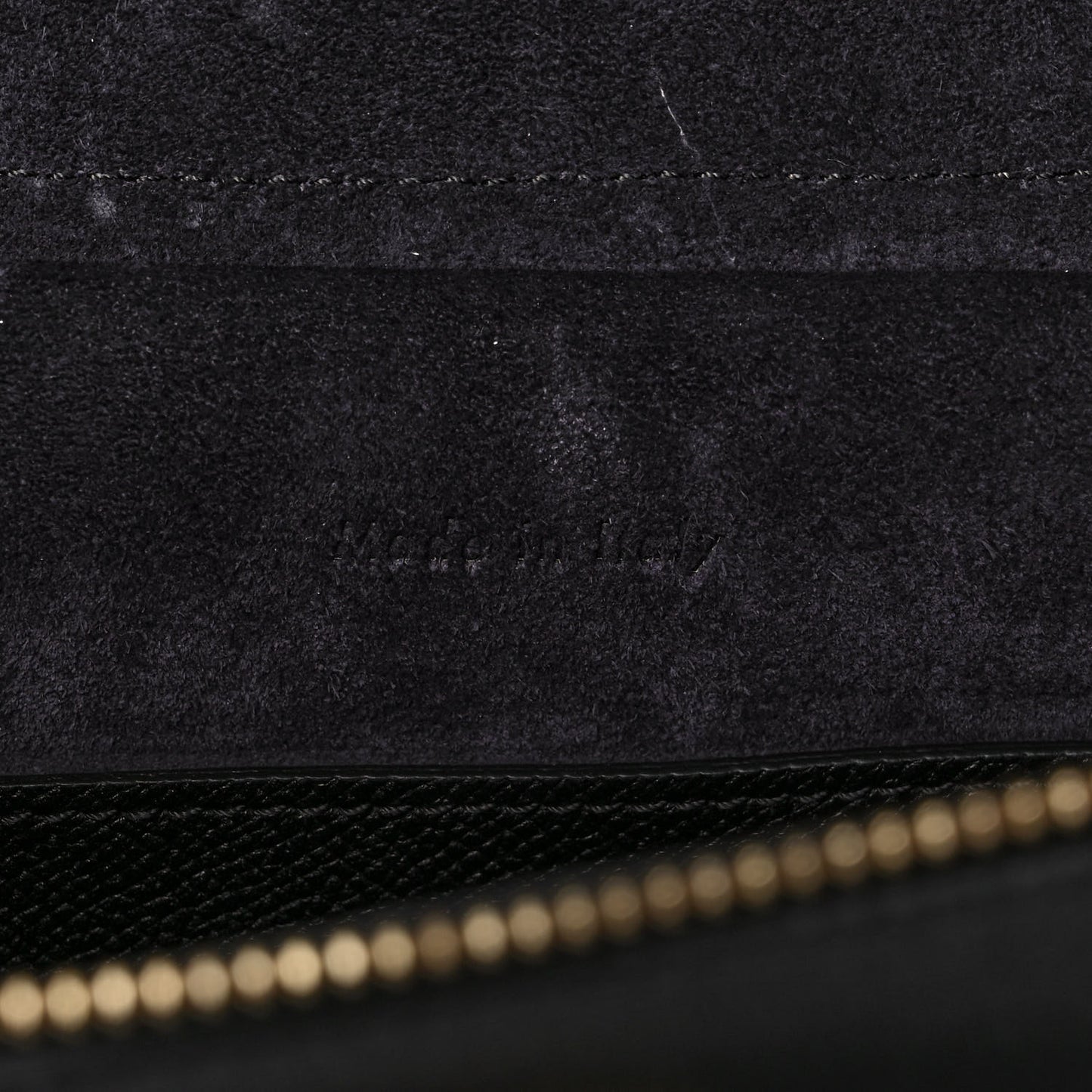 Grained Calfskin Micro Belt Bag Black