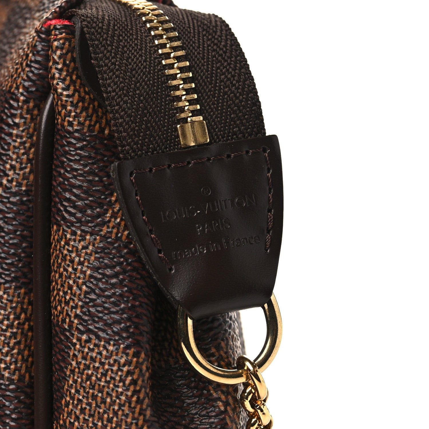 Louis Vuitton Damier Ebene Eva Clutch 6 of 9