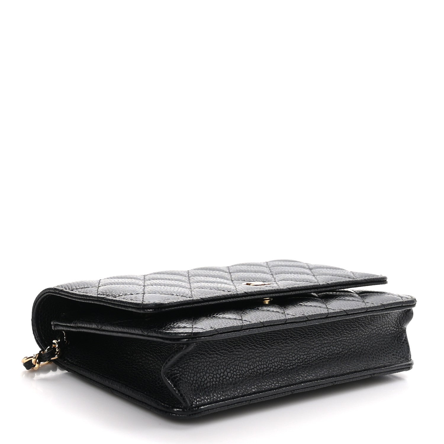 Chanel Caviar Quilted Wallet On Chain WOC Black 4 of 12