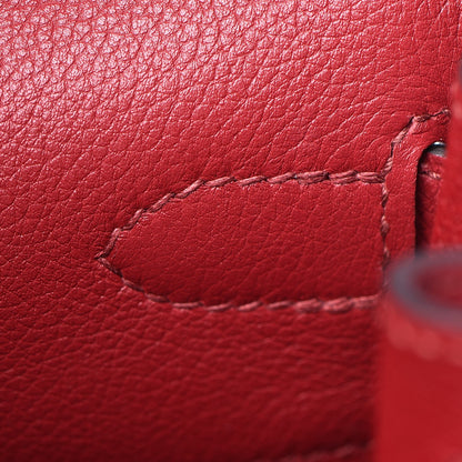 Hermes Evercolor Kelly Retourne 28 Rouge Grenat 11 of 35