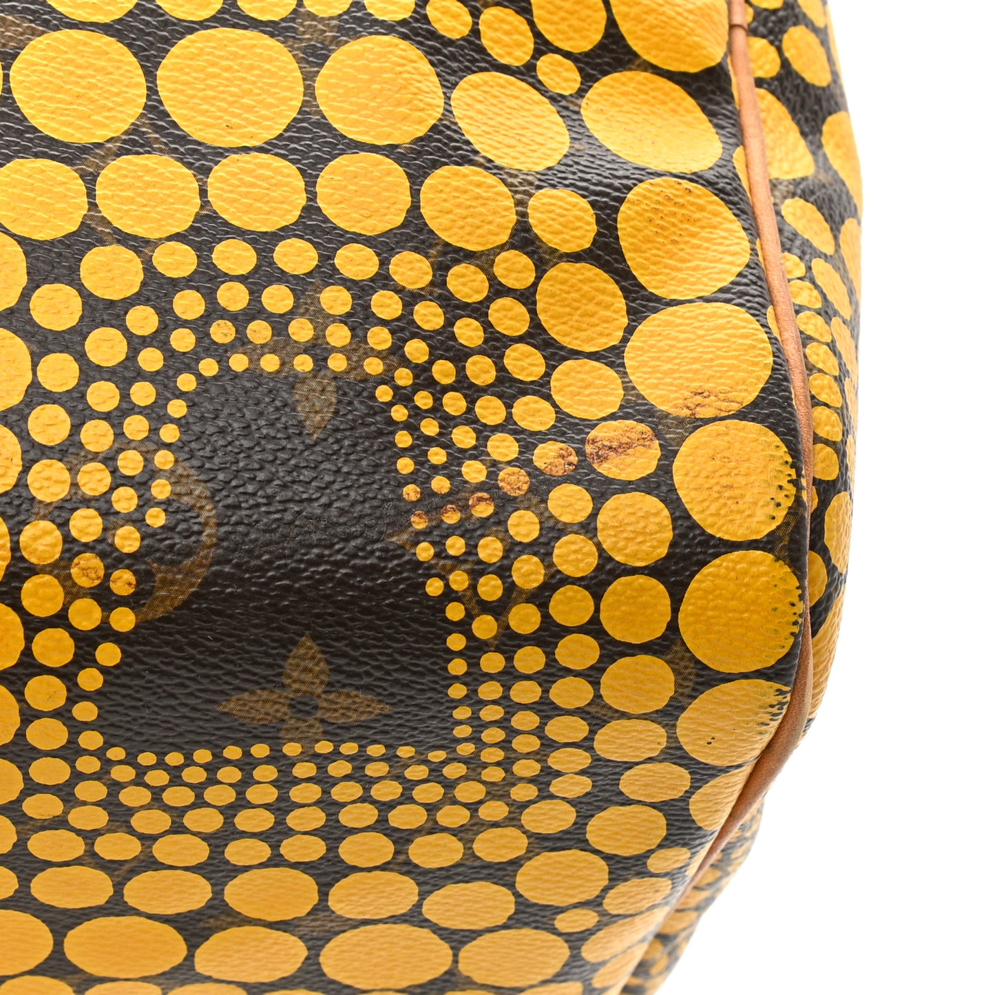 Monogram Kusama Town Speedy 30 Yellow