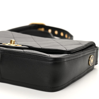 Chanel Calfskin Stitched Easy Mood Flap Black 10 of 11