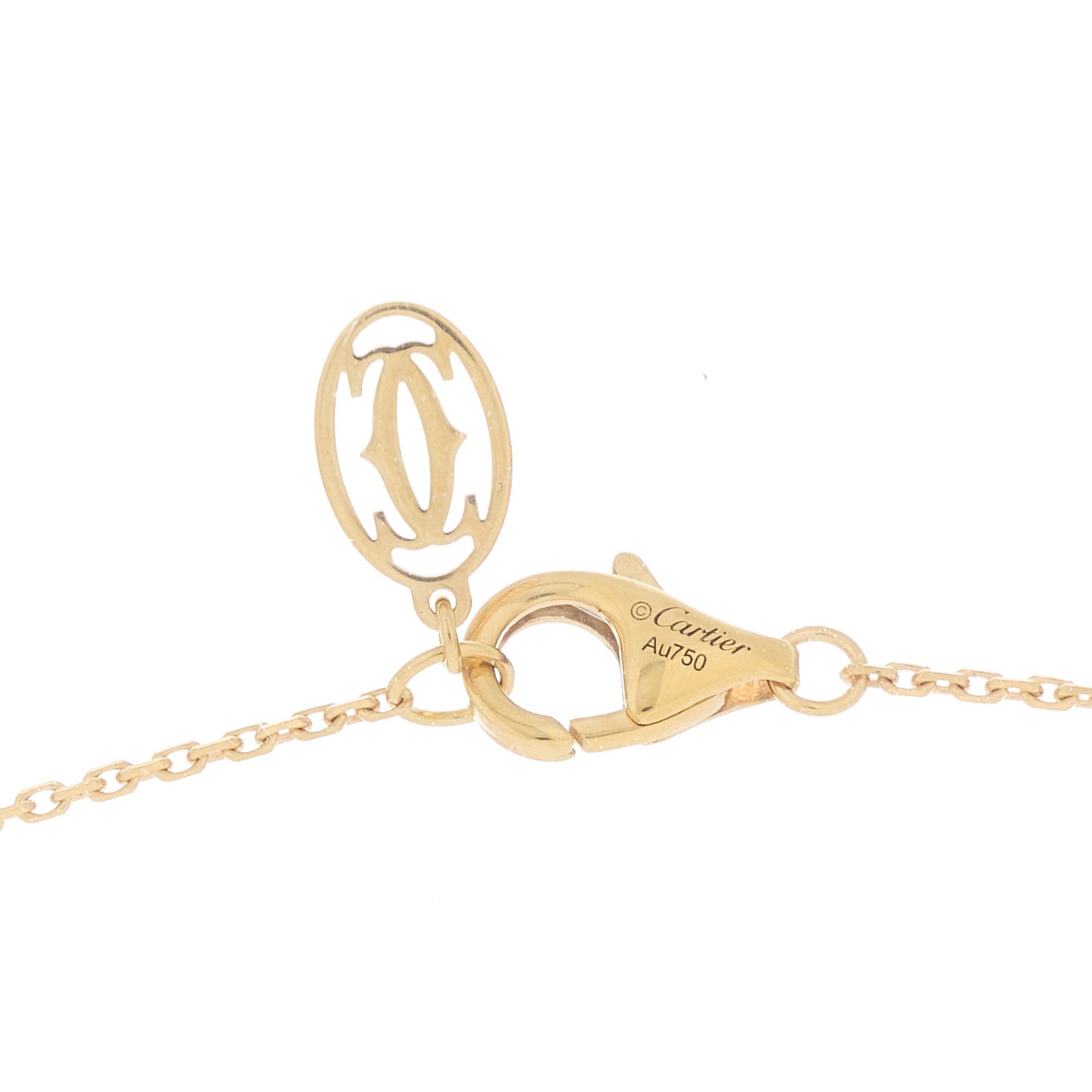 18K Yellow Gold Diamond XS D'Amour Pendant Necklace