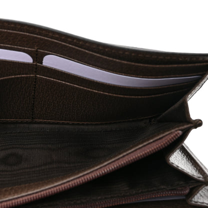 Gucci GG Supreme Monogram Web Ophidia Continental Wallet Brown 5 of 7