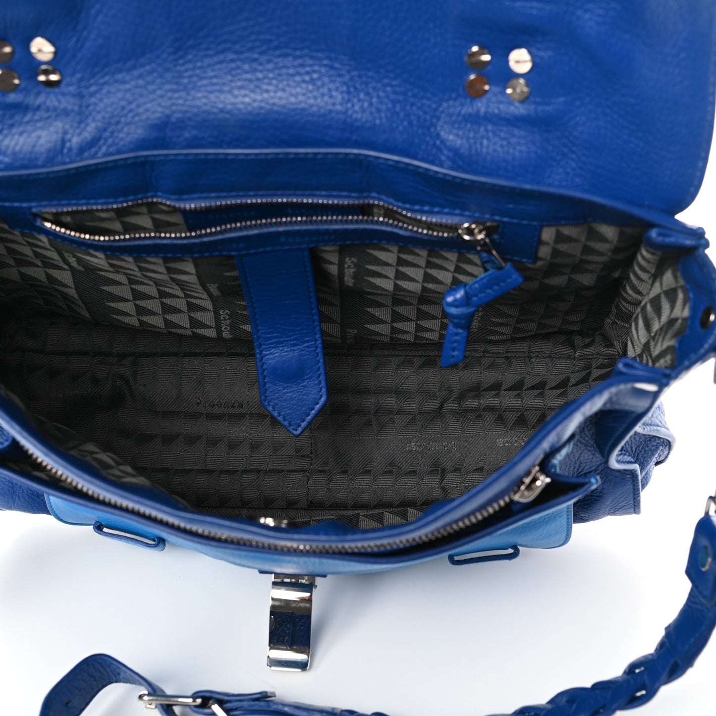 Grained Deerskin Medium Bicolor PS1 Satchel