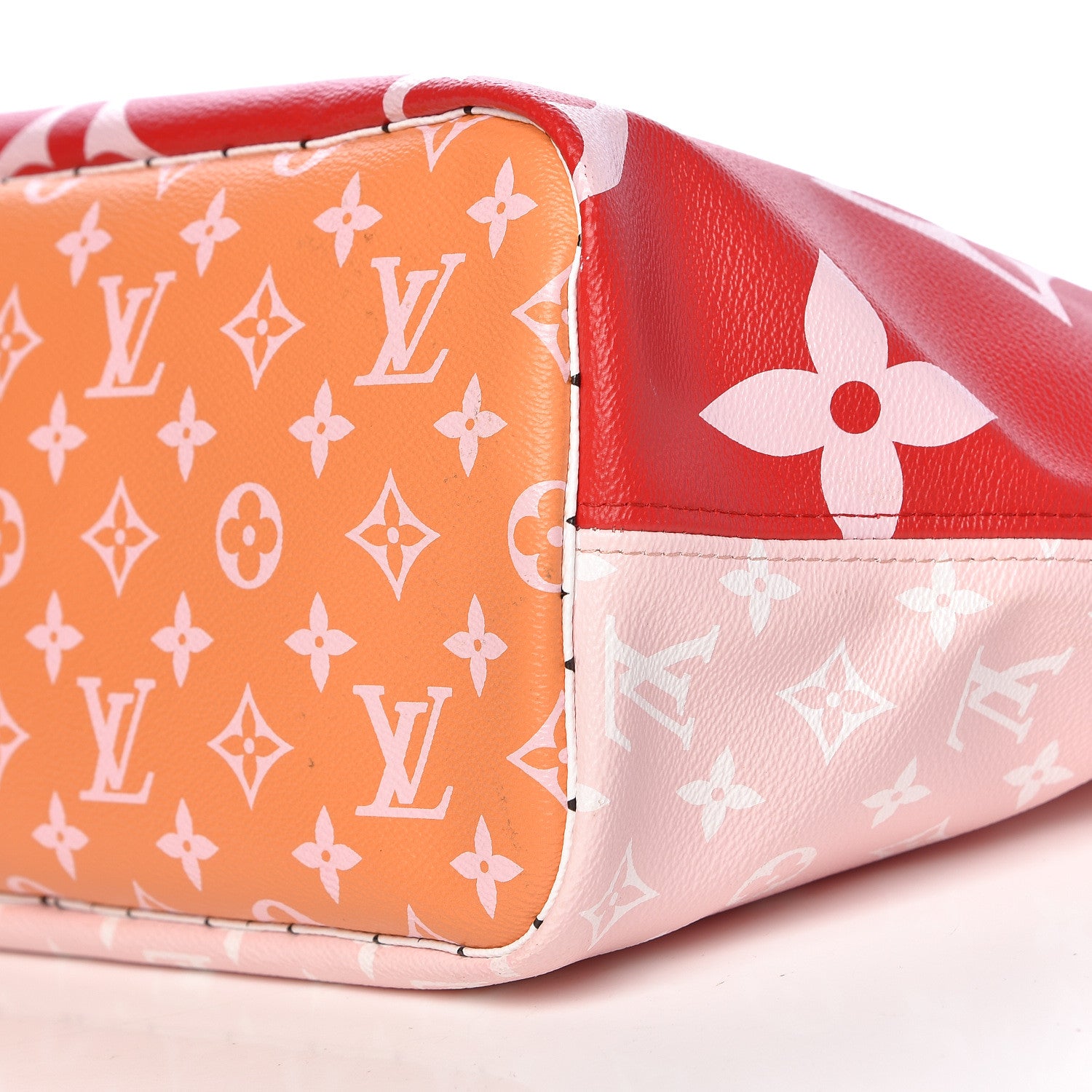 Louis Vuitton Monogram Giant Neverfull MM Rouge 12 of 14