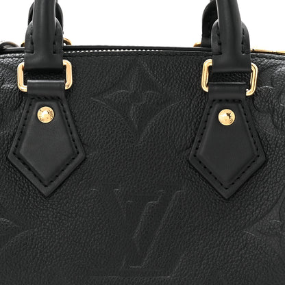 Louis Vuitton Empreinte Monogram Giant Speedy Bandouliere 20 Black 13 of 17