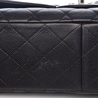 Chanel Caviar Quilted Jumbo Double Flap Black 10 of 24