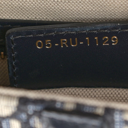 Christian Dior Oblique Saddle Bag Blue 7 of 10