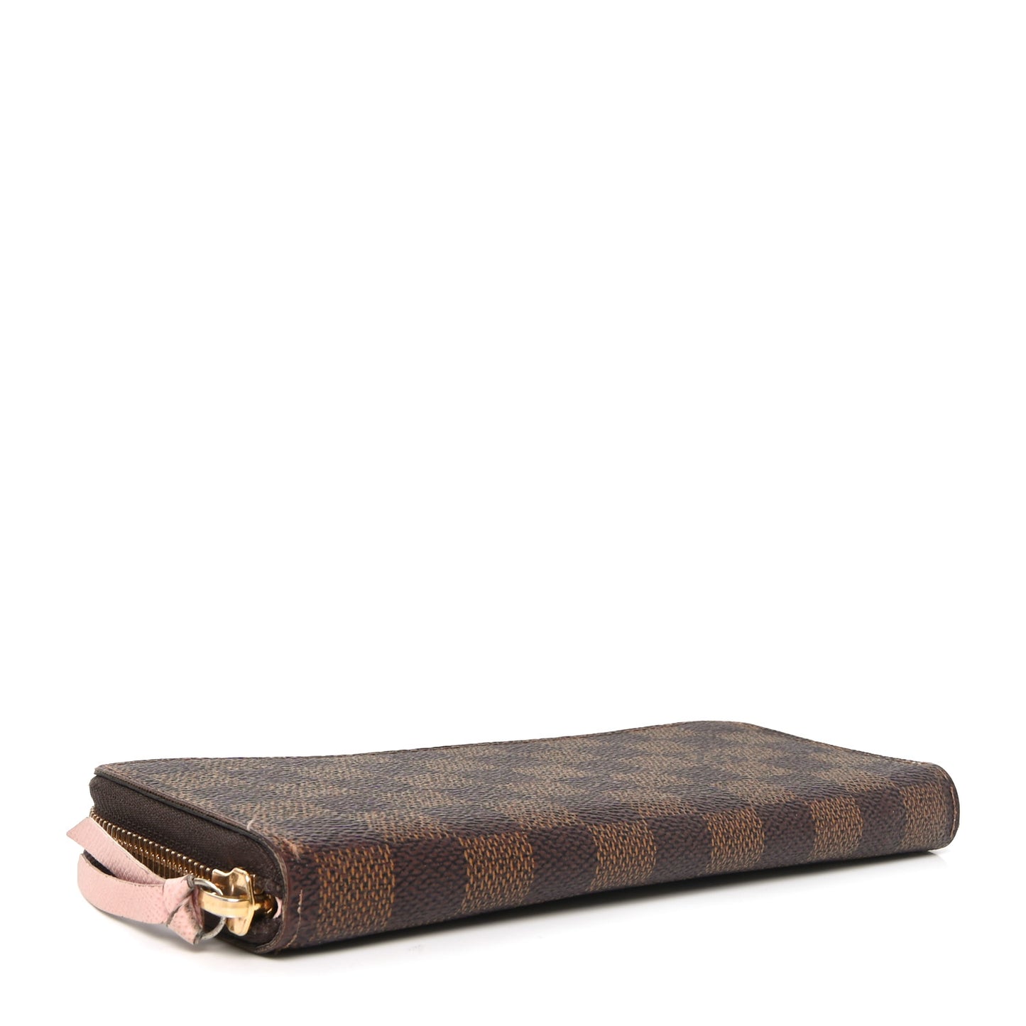 Damier Ebene Clemence Wallet Rose Ballerine