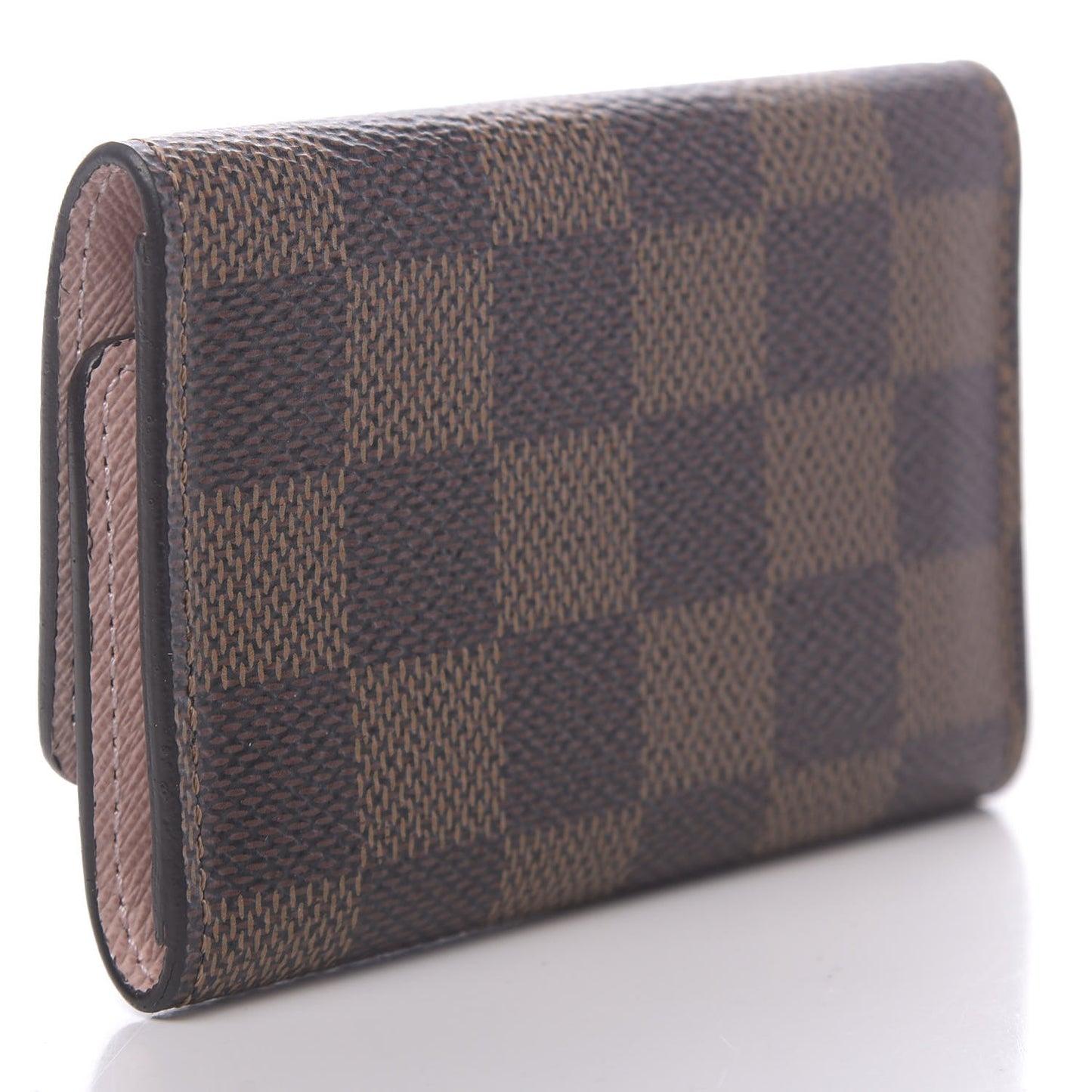 Damier Ebene Multicles 6 Key Holder Rose Ballerine