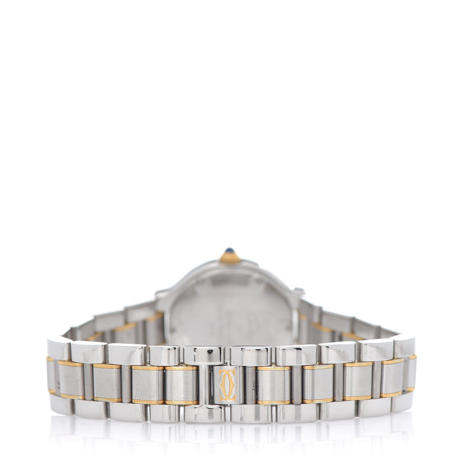 Cartier Stainless Steel 18K Yellow Gold 28mm Must De 21 Quartz Watch 4 of 7