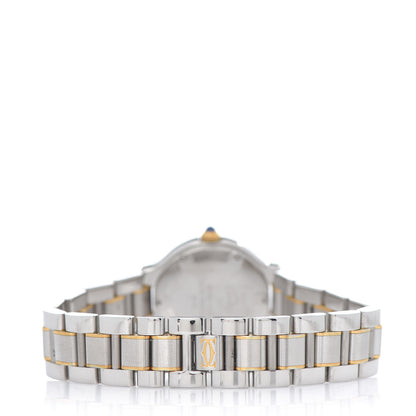 Cartier Stainless Steel 18K Yellow Gold 28mm Must De 21 Quartz Watch 4 of 7