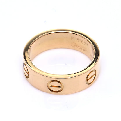 Cartier 18K Yellow Gold 5.5mm LOVE Ring 49 4.75 6 of 6