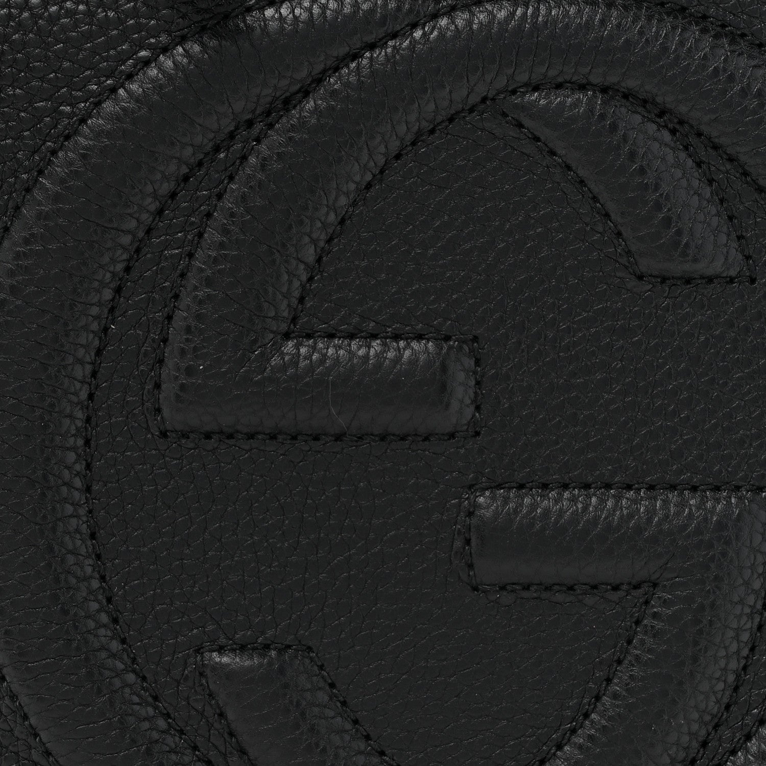 Gucci Pebbled Calfskin Large Soho Hobo Black 8 of 11