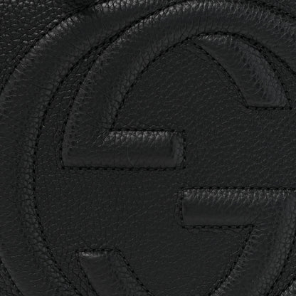Gucci Pebbled Calfskin Large Soho Hobo Black 8 of 11