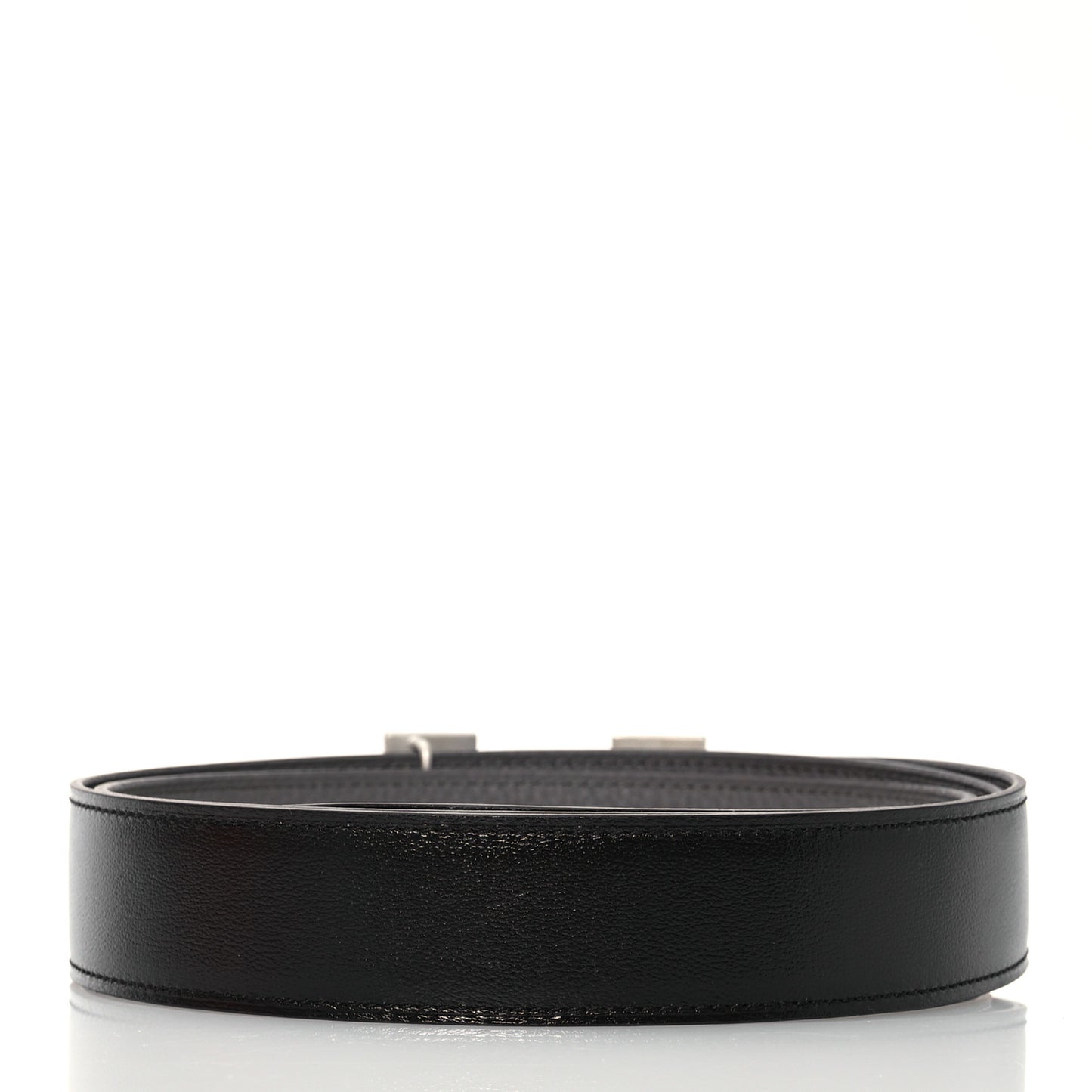 Box Togo 32mm Guilloche H Belt 110 Black Etain