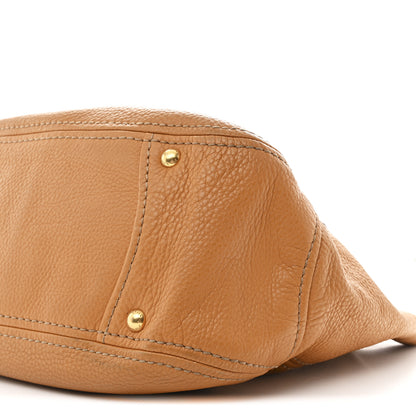 Prada Vitello Daino Shoulder Bag Caramel 9 of 11