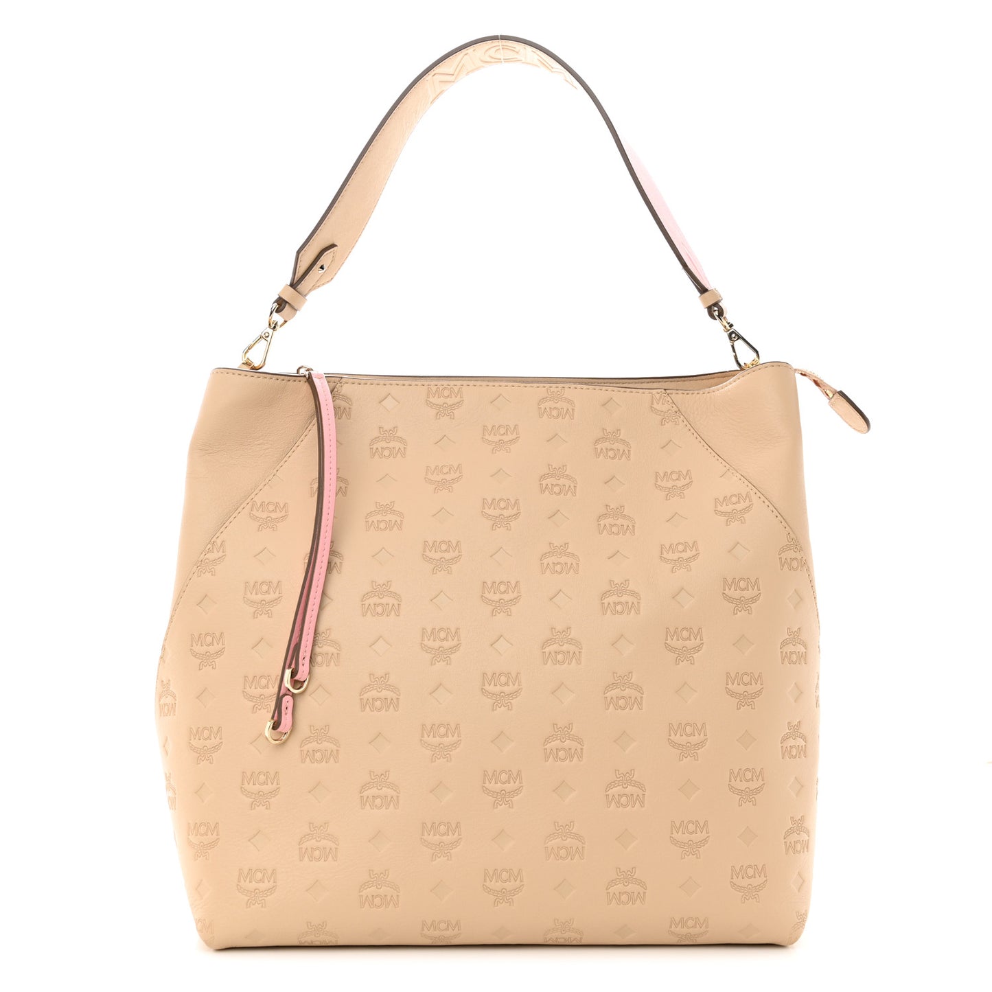 Calfskin Ottomar Monogram Medium Klara Hobo New Beige