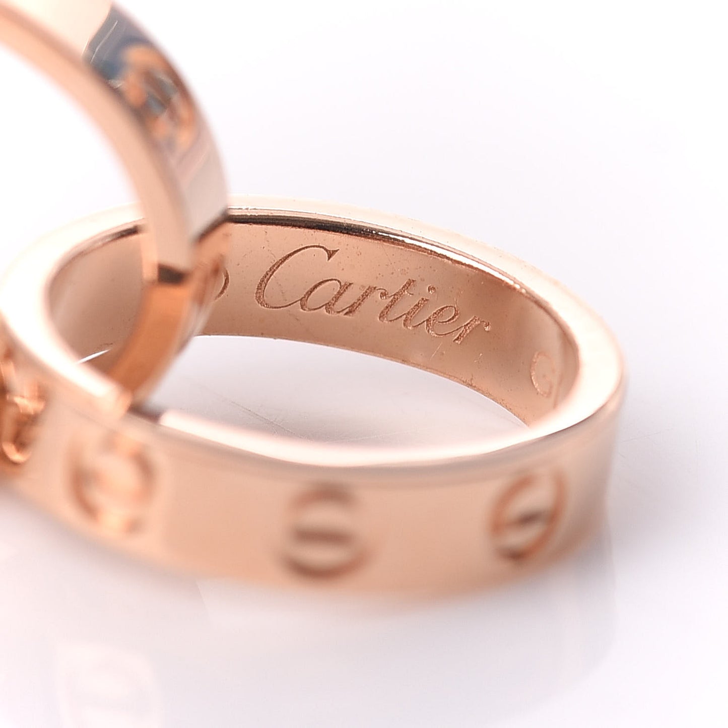 18K Pink Gold Interlocking LOVE Bracelet