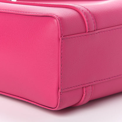 Balenciaga Calfskin XXS Everyday Tote Rose Magenta Black 8 of 9