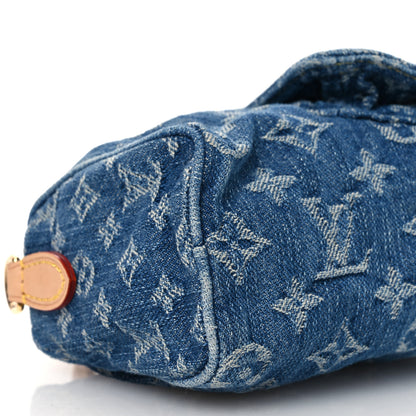 Louis Vuitton Monogram Denim Nano Speedy Blue 8 of 9