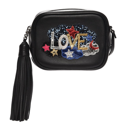 Saint Laurent Calfskin Love Patchwork Blogger Bag Black 1 of 7
