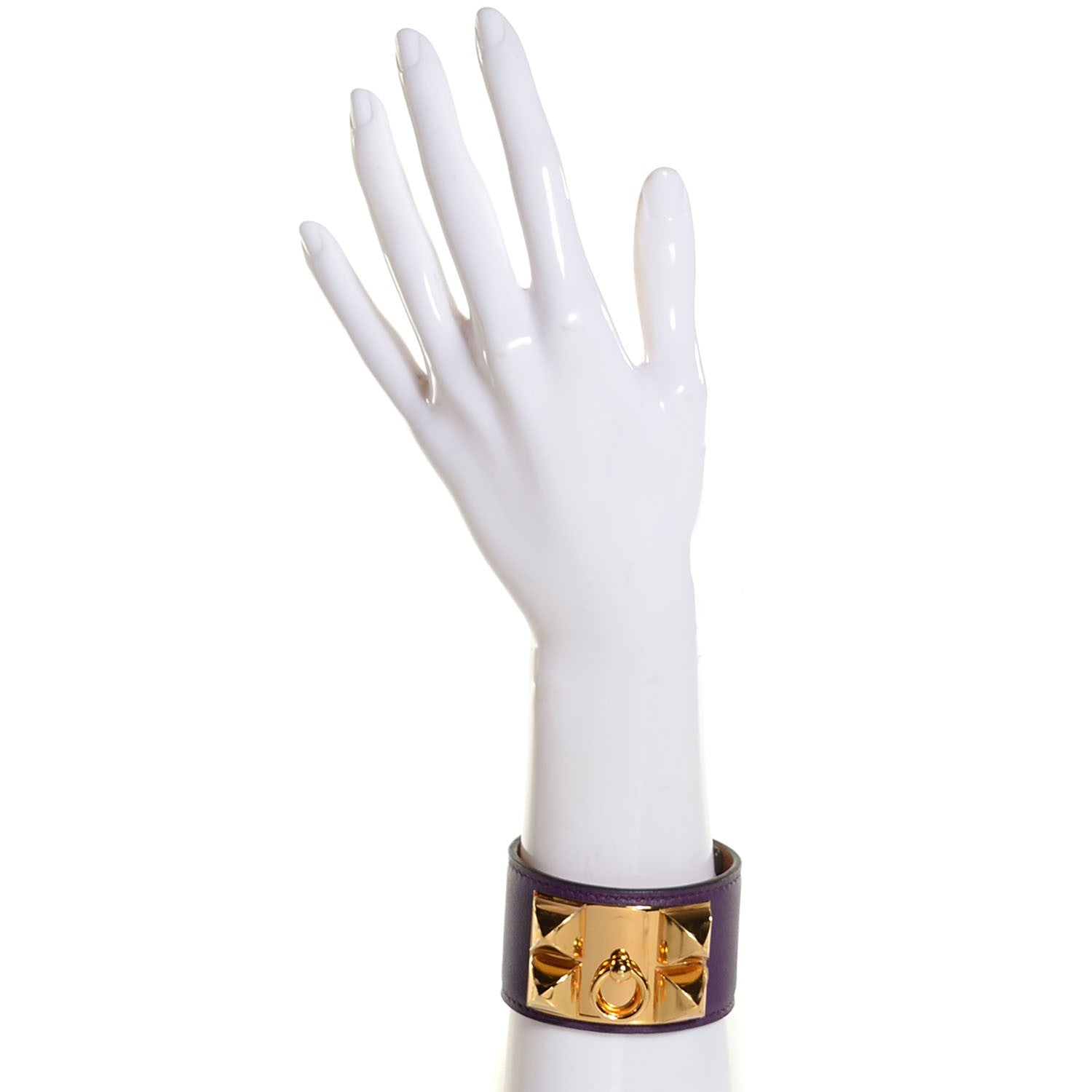 Hermes Swift Collier De Chien CDC Bracelet Large Ultraviolet 2 of 7