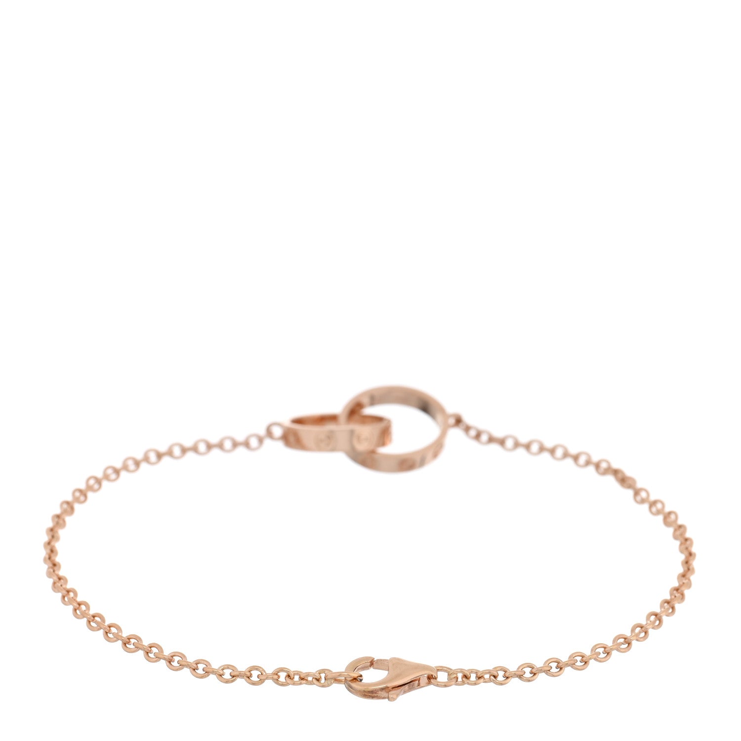 Cartier 18K Pink Gold Interlocking LOVE Bracelet 2 of 3