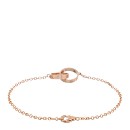 Cartier 18K Pink Gold Interlocking LOVE Bracelet 2 of 3