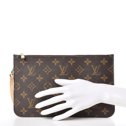 Louis Vuitton Monogram Neverfull MM GM Pochette 2 of 7