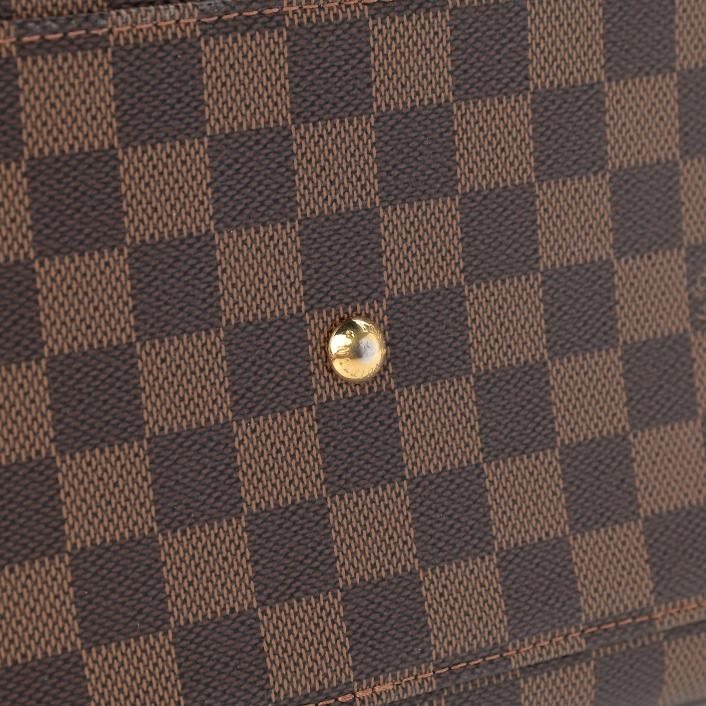 Cuir Taurillon Damier Ebene Normandy Magnolia