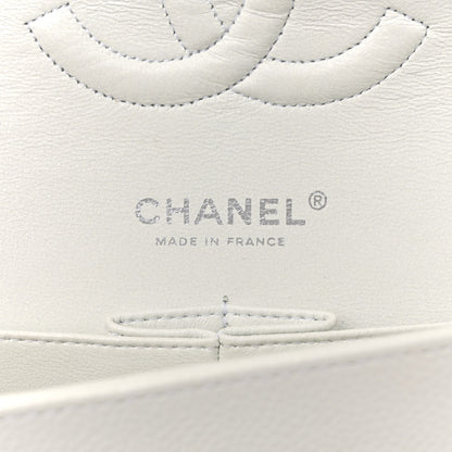 Chanel Caviar Quilted Medium Double Flap White 6 of 15