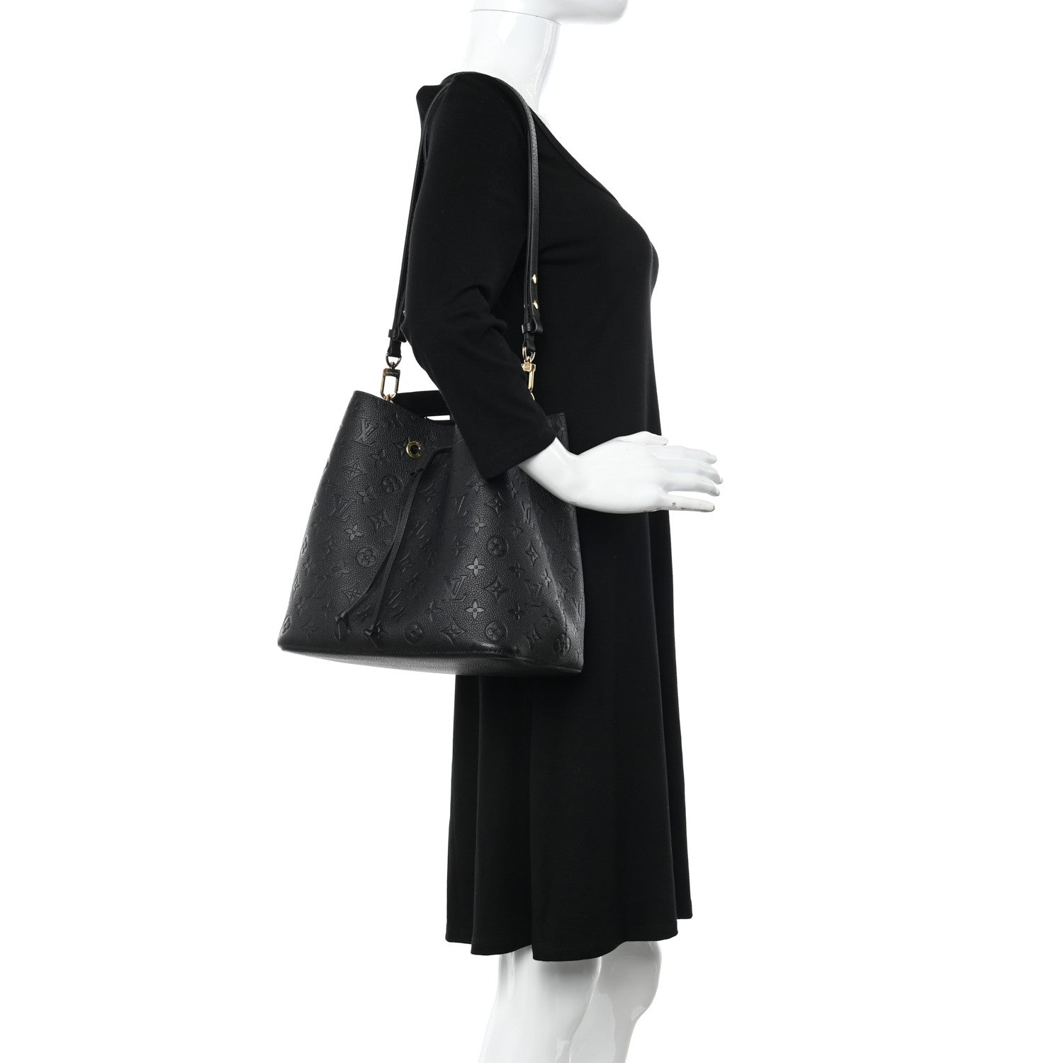 Louis Vuitton Empreinte Neonoe MM Black 2 of 11