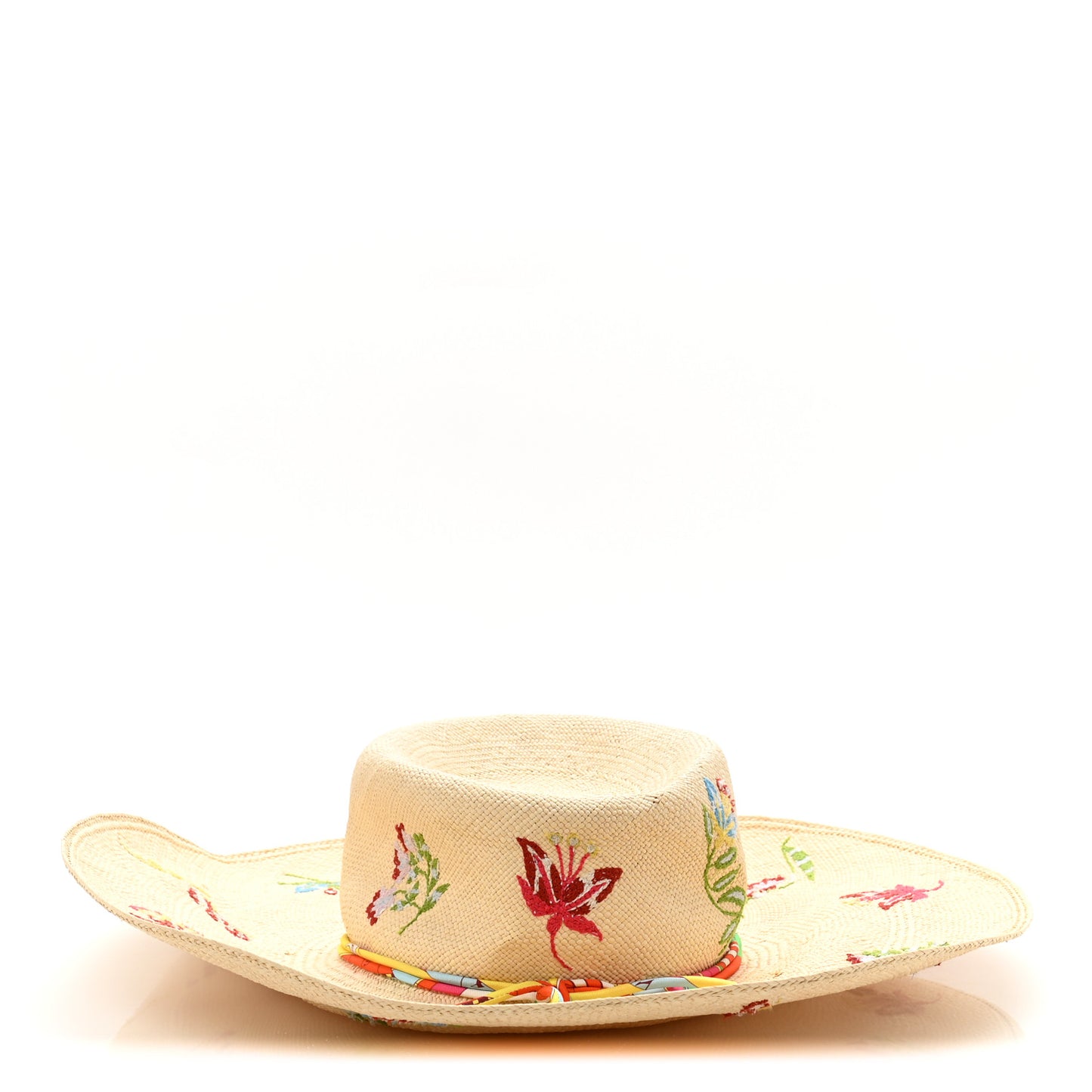 Straw Englantine Hat 56 Naturel Amazone Pop