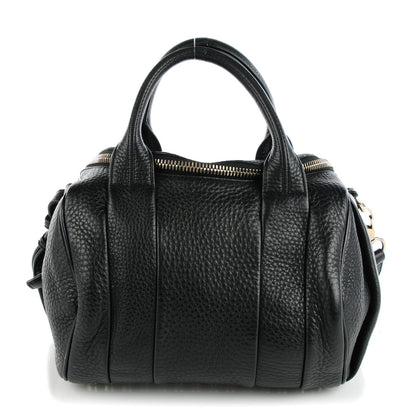 Alexander Wang Pebbled Lambskin Rockie Black Pale Gold Hardware 1 of 8