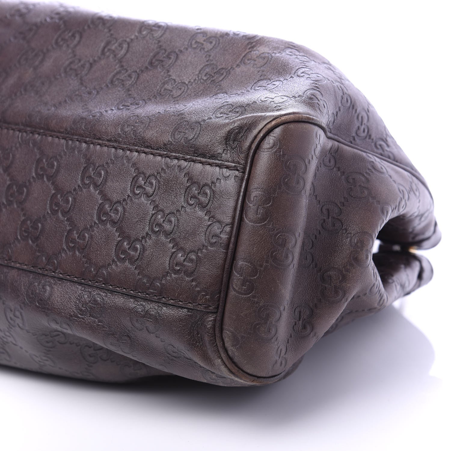 Gucci Guccissima Medium Sukey Tote Chocolate 7 of 11