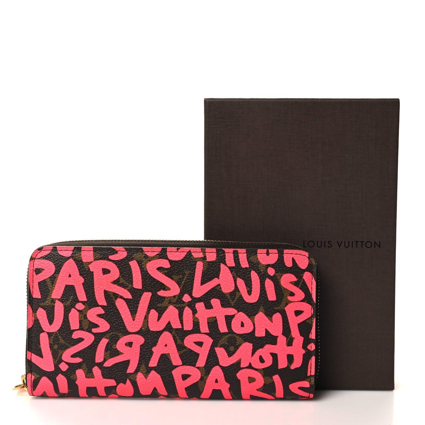 Monogram Graffiti Zippy Wallet Fuchsia