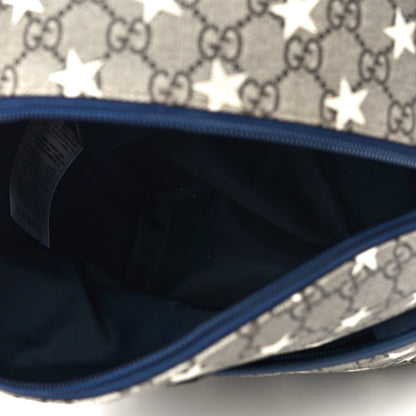 Gucci GG Supreme Monogram Stars Childrens Backpack Beige Ebony Yellow Royal 5 of 12