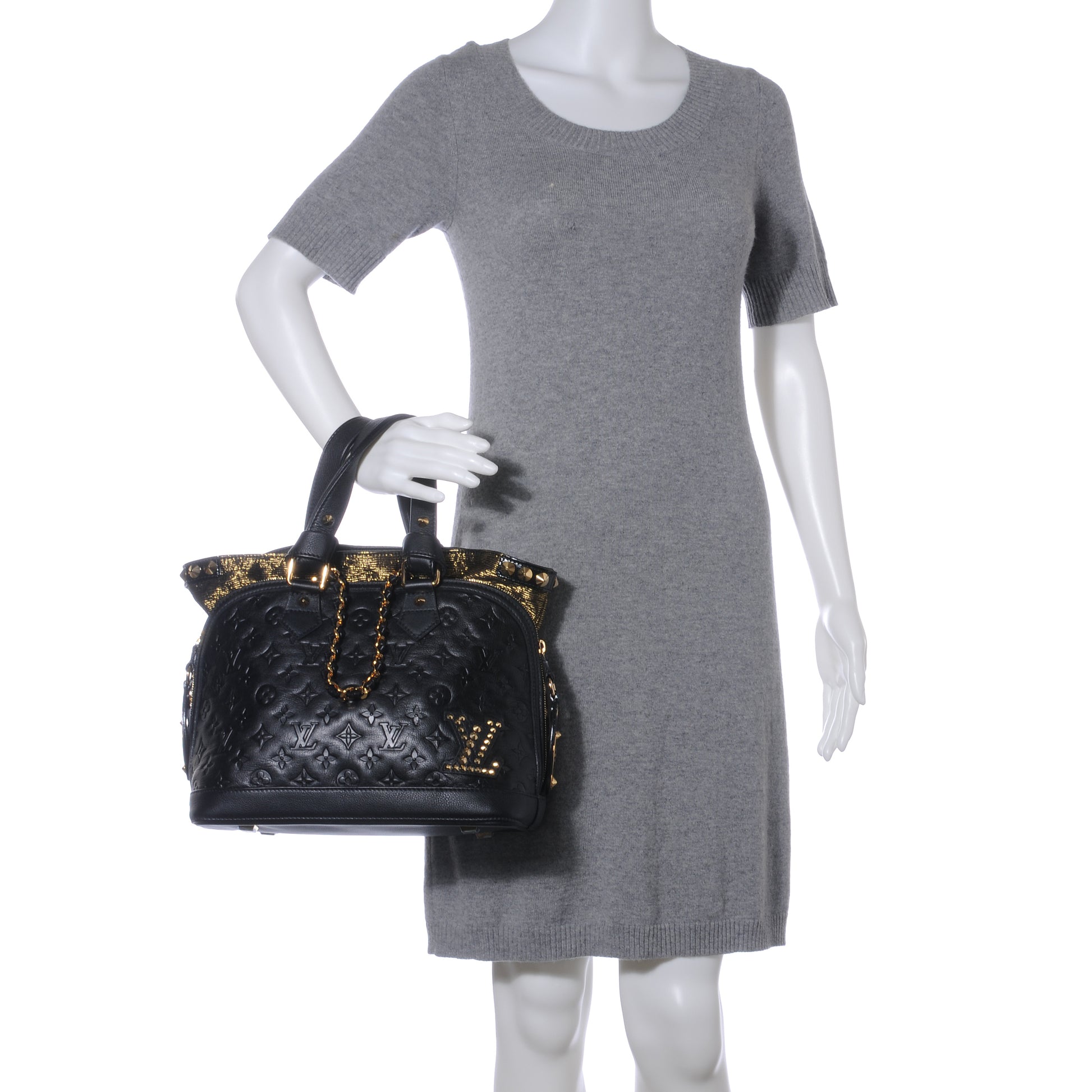 Louis Vuitton Monogram Double Jeu Neo Alma Black 4 of 16