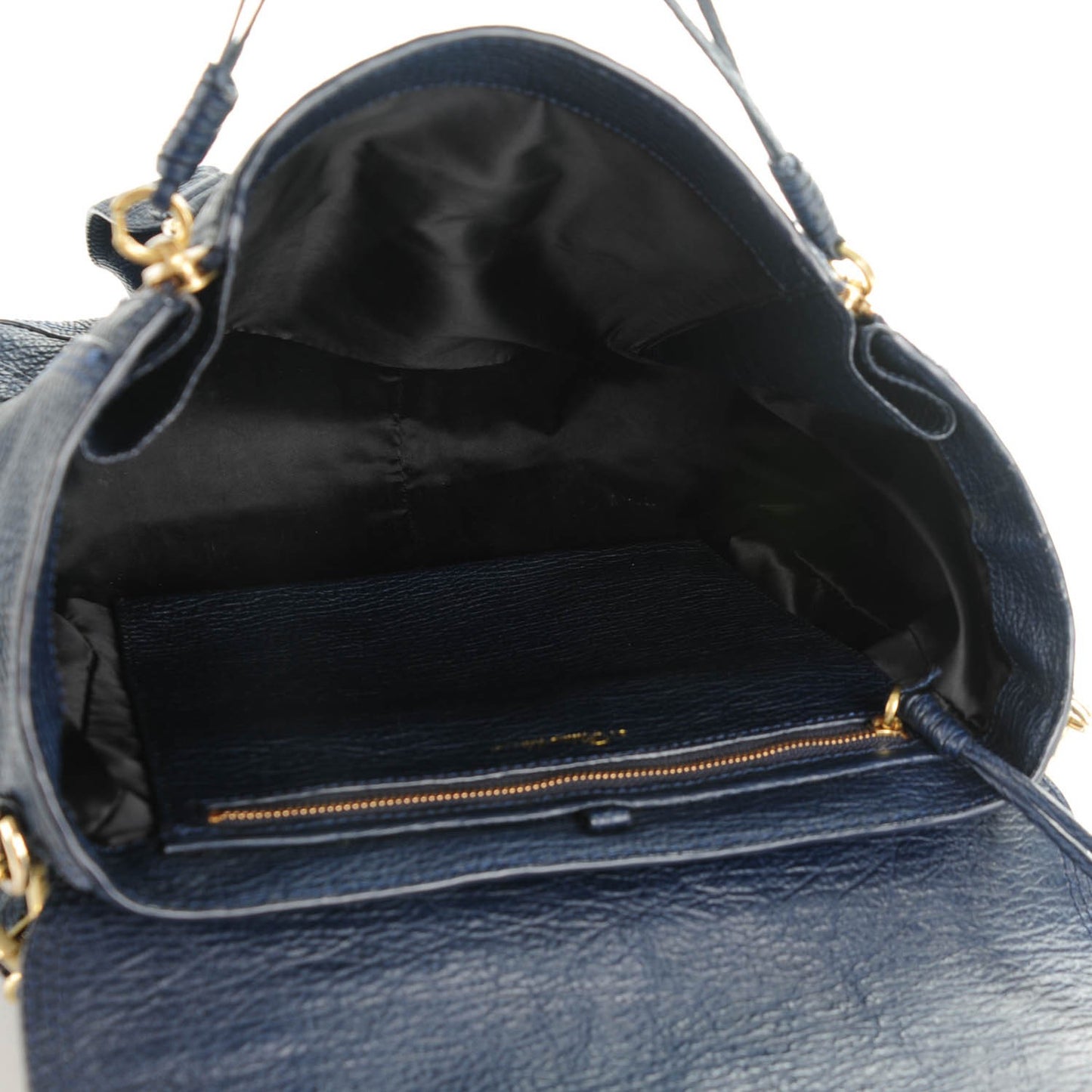3.1 Textured Calfskin Medium Pashli Satchel Ink