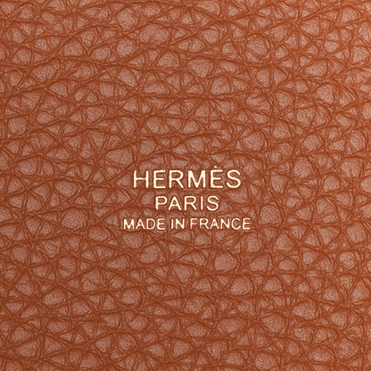 Hermes Taurillon Clemence Picotin Lock 22 MM Gold 6 of 9